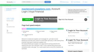 Access mastercard.voyaplans.com. Account Login | Voya Financial