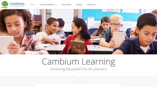 Cambium Learning - Innovative Education Technology Solutions