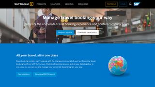 Online Corporate Travel Booking, Travel Management Software - SAP ...