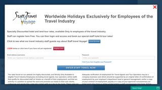 Worldwide Holidays Exclusively for Employees ... - Staff Travel Voyage
