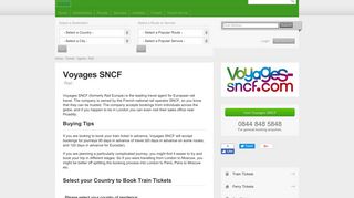 Voyages SNCF | Overland Ticket Agents | Grounded Travel