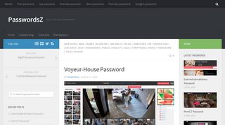 Voyeur-House Password | PasswordsZ