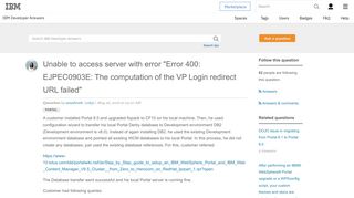 Unable to access server with error 