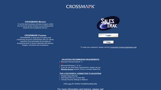 SalesTrak Login - Crossmark