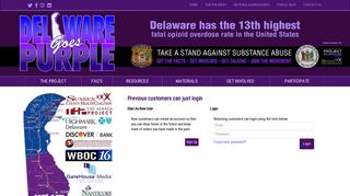 Login - Delaware Goes Purple