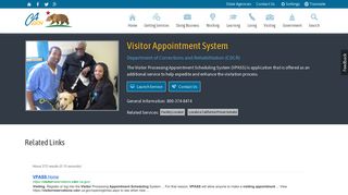 CA.Gov : Visitor Appointment System