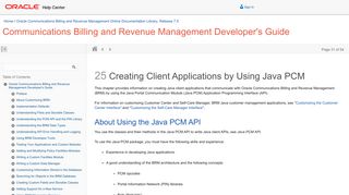 Creating Client Applications by Using Java PCM - Oracle Docs