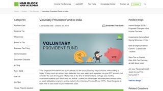 VPF - Voluntary Provident Fund Contribution in India | H&R Block
