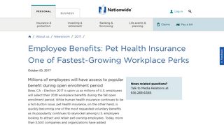 About Nationwide pet insurance