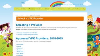 Select a VPK Provider | Early Learning Coalition of Polk County