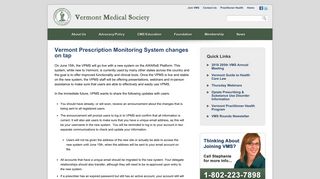 Vermont Prescription Monitoring System changes on tap | The ...