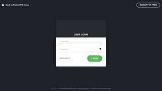Login - Access to your account - ProtonVPN