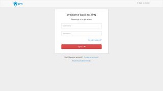 Login - Free VPN 10GB/Month | ZPN