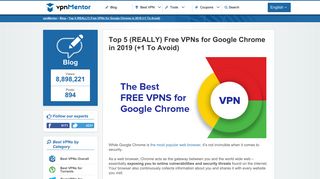 Top 5 (REALLY) Free VPNs for Google Chrome in 2019 (+1 To Avoid)