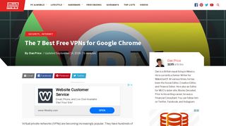 The 7 Best Free VPNs for Google Chrome - MakeUseOf