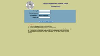 DJJ Online Training - Department of Juvenile Justice