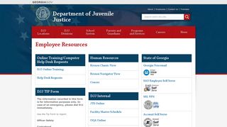 Employee Resources | Department of Juvenile Justice