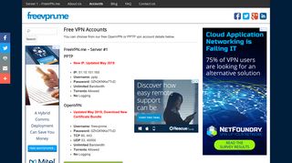 Free VPN Accounts | FreeVPN.me - Free OpenVPN and PPTP Accounts