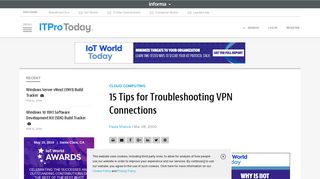 15 Tips for Troubleshooting VPN Connections | IT Pro