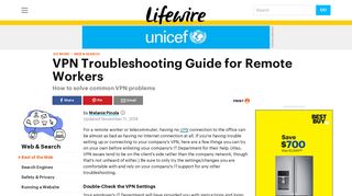VPN Troubleshooting Guide for Remote Workers - Lifewire