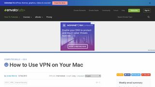 How to Use VPN on Your Mac - Computer Skills - Envato Tuts+