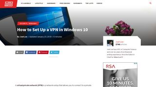 How to Set Up a VPN in Windows 10 - MakeUseOf