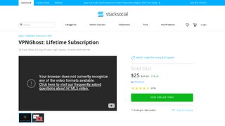 VPNGhost: Lifetime Subscription | StackSocial