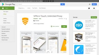 VPN in Touch, Unlimited Proxy - Apps on Google Play