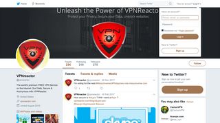 VPNreactor (@vpnreactor) | Twitter
