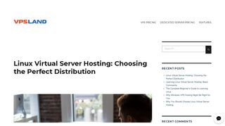 Linux VPS - VPSLand Hosting -