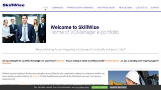 VQManager, UK's top e-portfolio from SkillWise