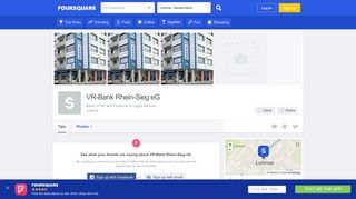 VR-Bank Rhein-Sieg eG - Bank - Foursquare