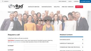 Contact Us - vRad - The Leading Teleradiology Company