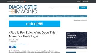 vRad is For Sale: What Does This Mean For Radiology? | Diagnostic ...