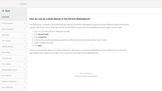How do I set up a Deals Banner in the Partner ... - VRBO.com