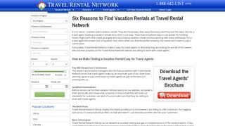 Travel Agent Friendly Vacation Rentals - Travel Rental Network