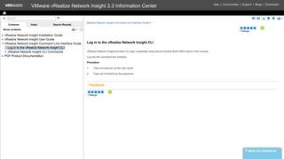 Log in to the vRealize Network Insight CLI
