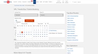 VRL Travels Bus Tickets Online Booking @ 120 Rs Off - Bus ...
