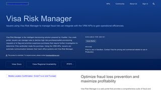 Visa Risk Manager - Visa Developer