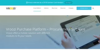 Procurement Software | The Full Vroozi Solution | Vroozi
