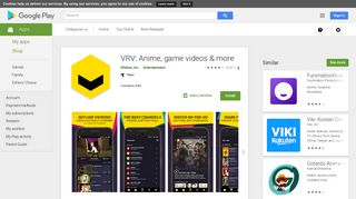 VRV: Anime, game videos & more - Apps on Google Play