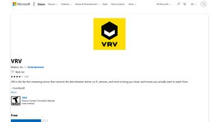 Get VRV - Microsoft Store