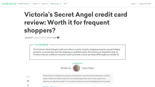Victoria's Secret Angel credit card review | Credit Karma