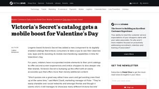 Victoria's Secret's catalog gets a mobile boost for Valentine's Day ...