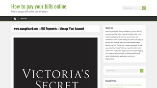 Victoria's Secret Angel Credit Card - Manage your account - Comenity