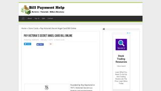 Www.VSAngelCard.com - Pay Bill Online - Bill Payment Help