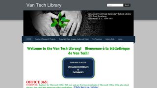 Van Tech Library - HOME