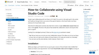Collaborate using Visual Studio Code - Visual Studio Live Share ...