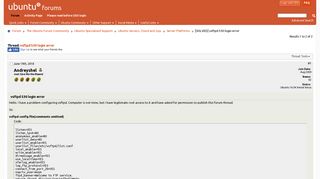 [SOLVED] vsftpd 530 login error - Ubuntu Forums