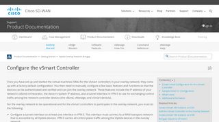 Configure the vSmart Controller - Viptela Documentation